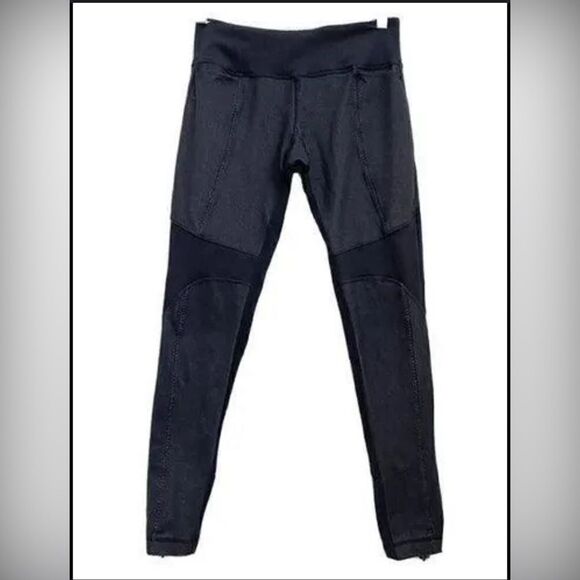 Lululemon Black Riding Denim legging | size 6 - Picture 1 of 8